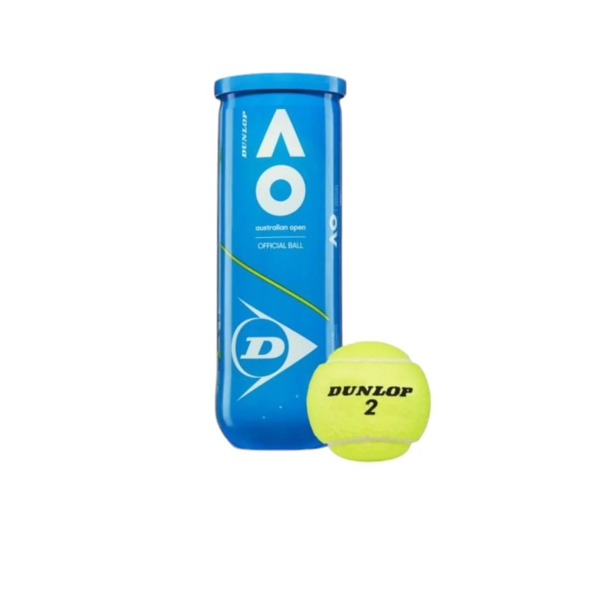 Tarro Plástico Pelota Dunlop Australian Open X3 – 2025