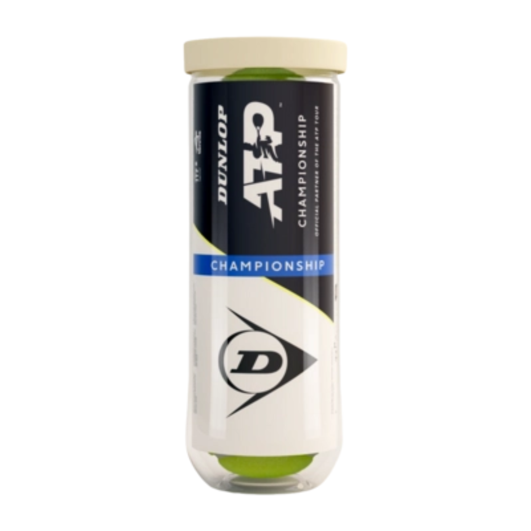 Tarro Plástico Pelota Dunlop ATP Championship x3